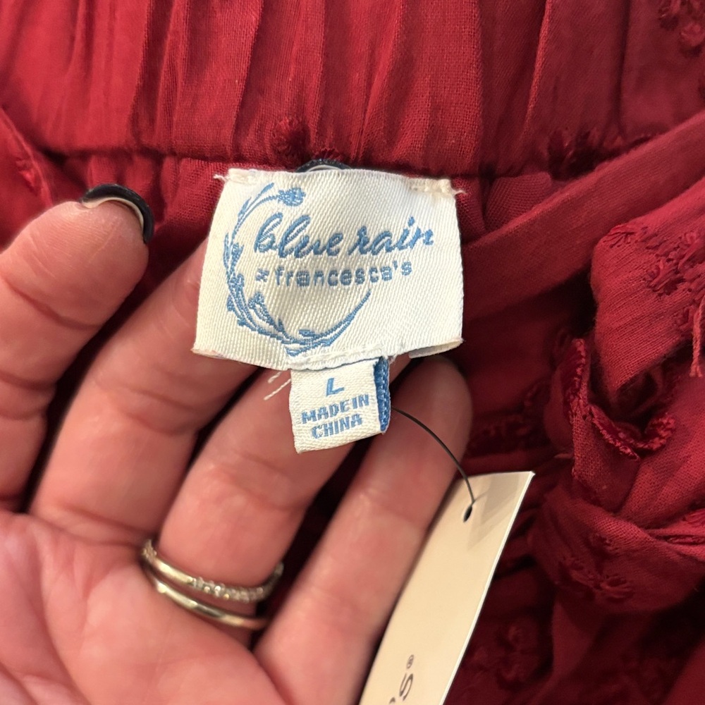 Blue Rain Scarlet High Waist Shorts - Picture 2 of 4